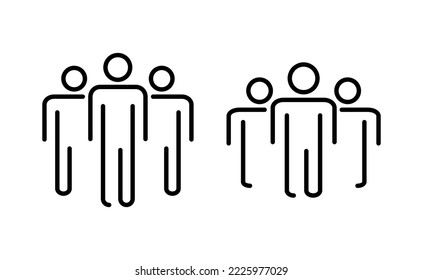 People icon vector for web and mobile app. person sign and symbol. User Icon vector