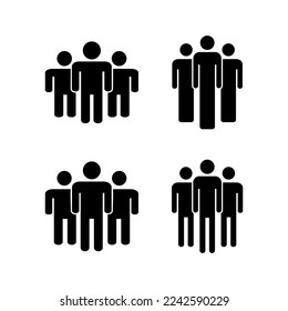 People icon vector for web and mobile app. person sign and symbol. User Icon vector