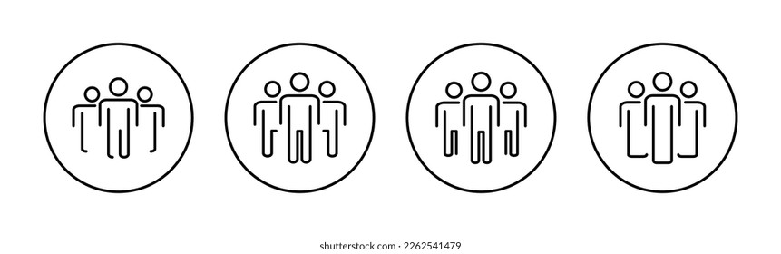 People icon vector for web and mobile app. person sign and symbol. User Icon vector