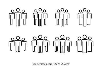 People icon vector for web and mobile app. person sign and symbol. User Icon vector