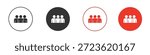 people icon. web vector design