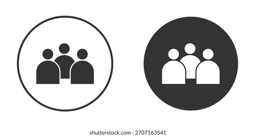 Icono de la gente para el diseño del Sitio web, logotipo para el Web y los App.