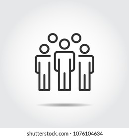 People Icon work group Team Vector