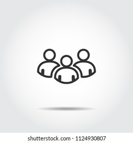 People Icon work group Team Vector