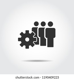 People Icon work group Team Vector
