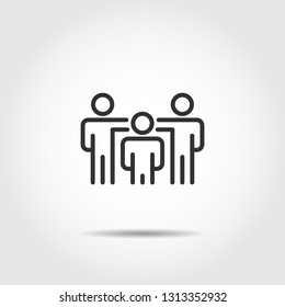 People Icon work group Team Vector