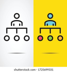 People Icon work group Team Vector
