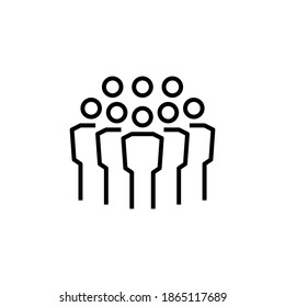 People Icon work group Team Vector	