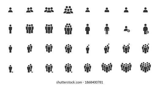 People Icon work group Team Vector	