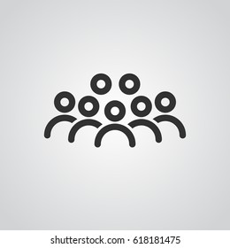 People Icon work group Team Vector
