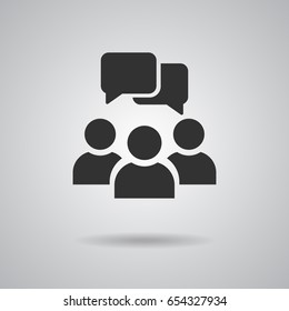 People Icon work group Team Vector - Shutterstock ID 654327934