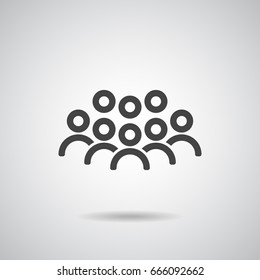 People Icon work group Team Vector