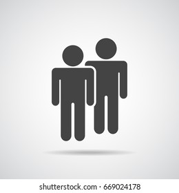 People Icon Work Group Team Vector Illustration