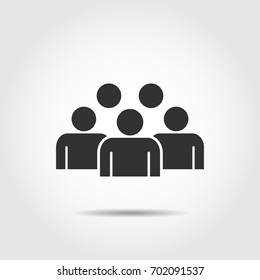Ícone de Pessoas Grupo de trabalho Vetor de Equipe