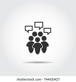 People Icon work group Team Vector