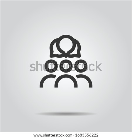 People Icon work group Team Vector