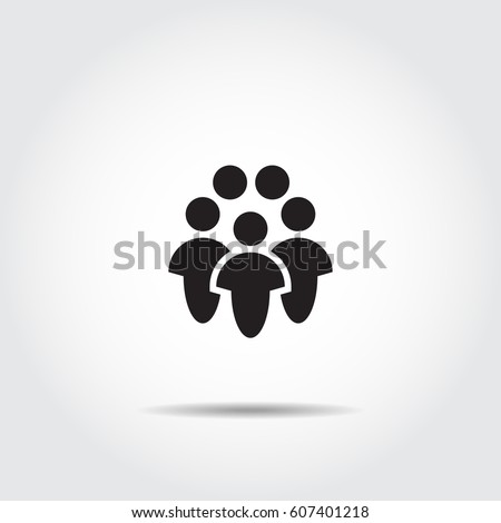 People Icon work group Team Vector