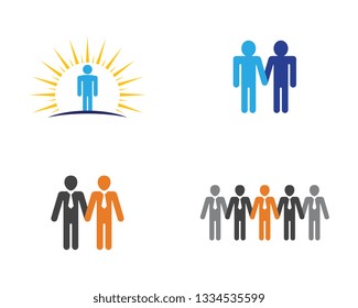 People Icon work group Vector illustration design