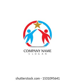 People Icon work group Vector illustration design
