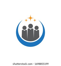 Diseño de ilustración de vector del grupo de trabajo Personas Icono