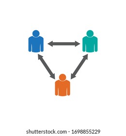 People Icon work group Vector illustration design