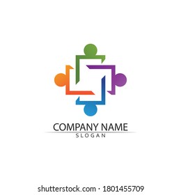 Gente Icono grupo de trabajo Gestor de diseño de ilustración