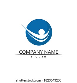 People Icon Arbeitsgruppe Vektorgrafik Design