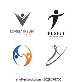 People Icon Arbeitsgruppe Vektorgrafik Design