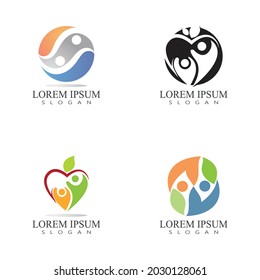 People Icon grupo de trabajo Vector de diseño de ilustración