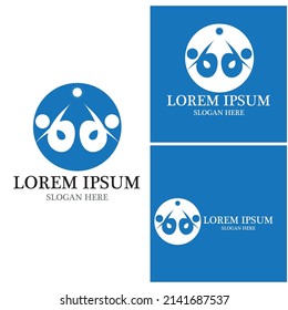 People Icon Arbeitsgruppe Vektorgrafik Design