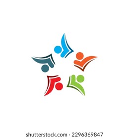 People icon work group vector illustration design