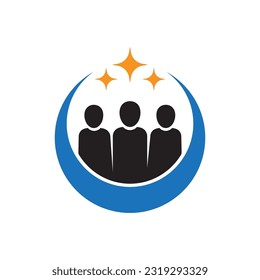 People Icon grupo de trabajo Vector de diseño de ilustración