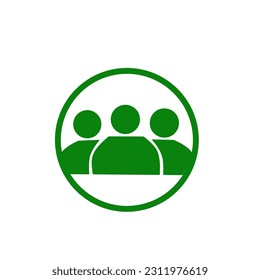 Icono de la gente. grupos de trabajo, equipos y símbolos de redes sociales.
