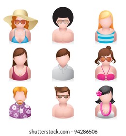 People Icons - Beach