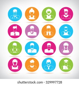 people icons and characters