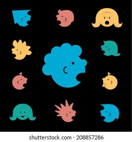 People icons - colors