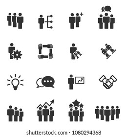 People Icons , Person Work Group Team Vector