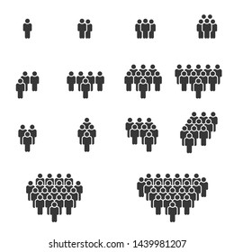 People Icons , Person work group Team Vector