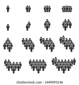 People Icons , Person work group Team Vector