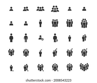 People Icons , Person work group Team Vector