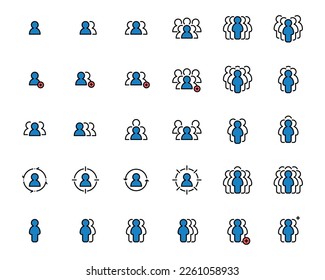 People Icons , Person Work Group Team Vector , Business people