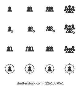 People Icons , Person Work Group Team Vector Business People