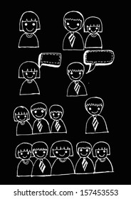 People icons set