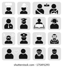 People icons set