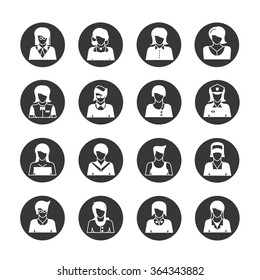people icons set