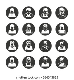 people icons set
