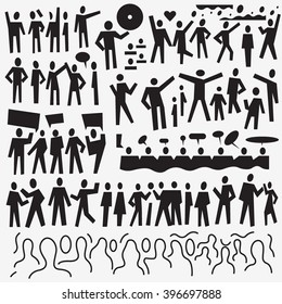 people icons set