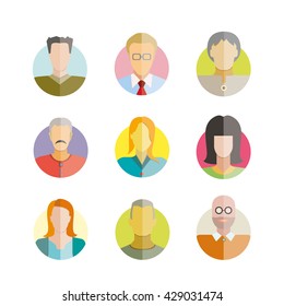 people icons set