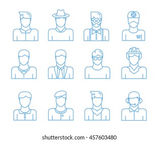 people icons set