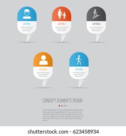 People Icons Set. Collection Of Scientist, Jogging, User And Other Elements. Also Includes Symbols Such As Child, Walking, Man.